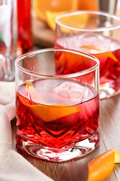 Cóctel clásico de negroni