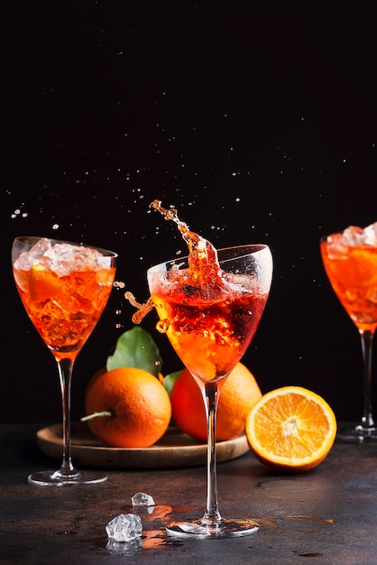 Cóctel italiano aperol