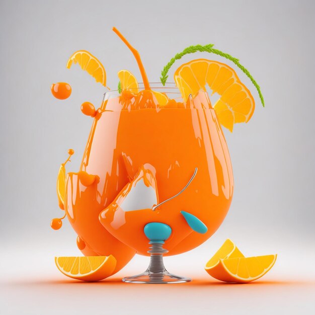 Foto coctel naranja