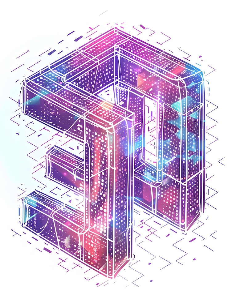 Foto código binario de icono plano 3d y logotipo conceptual de letras dma para la gestión de datos digitales diseño de camiseta en