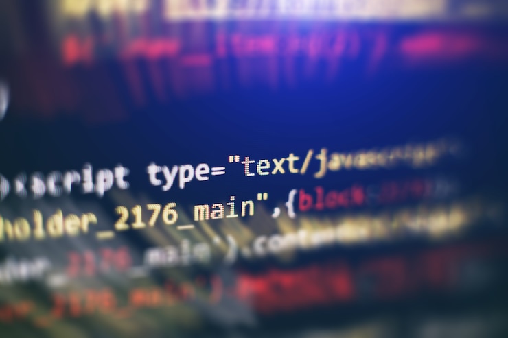 Foto código de diseño web html para desarrolladores y diseñadores