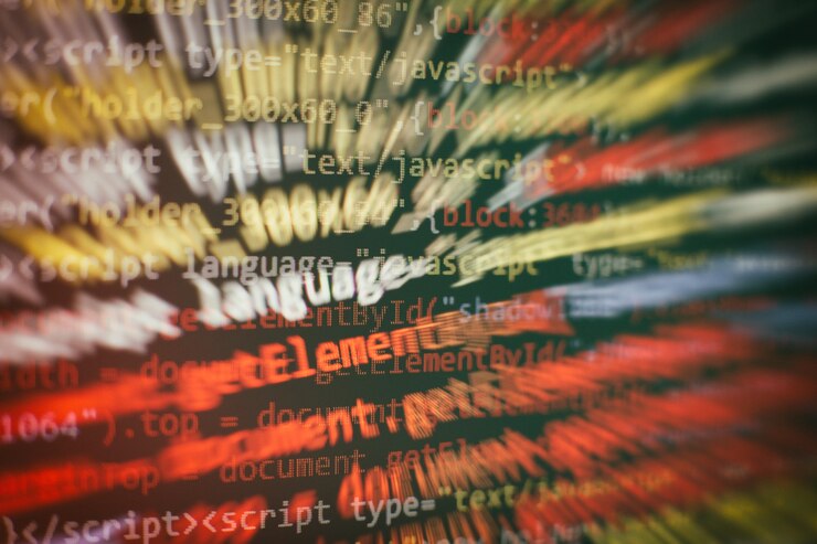 Foto código de diseño web html para desarrolladores y diseñadores