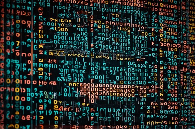 Código de programación digital con elementos de ciberseguridad