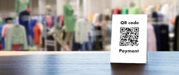 Código qr de pagamento para pagamento por código moblie qr e wallet digital pay sem dinheiro tecnologia sem dinheiro para pagar