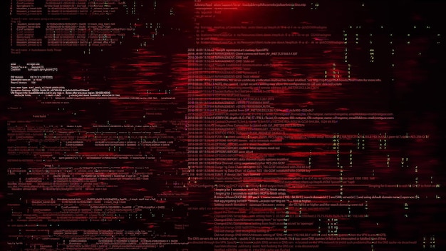 Código rojo de la computadora