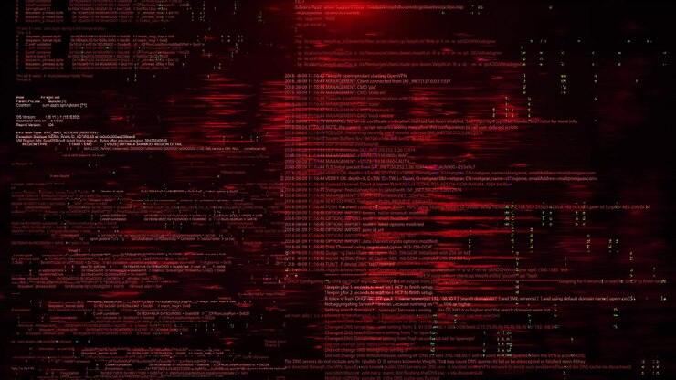 Código rojo de la computadora