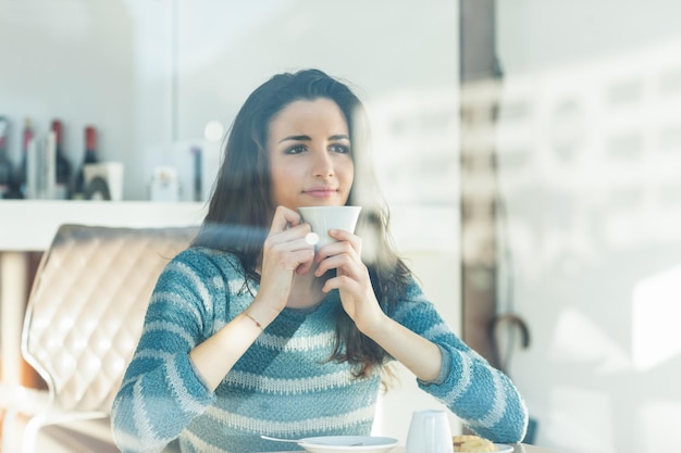 Coffee-break no café