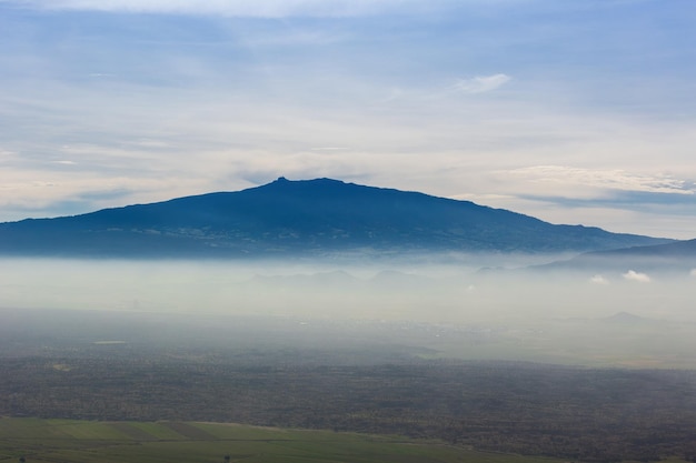 Cofre de Perote montaña volcánica inactiva en México