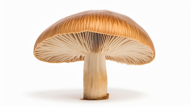 Foto cogumelo lingzhi isolado em fundo branco