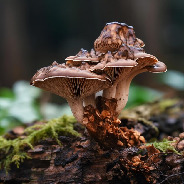 Foto cogumelo na floresta