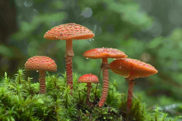 Foto cogumelos de pioppini de veludo