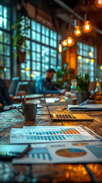 Foto colaboração perfeita em reuniões corporativas modernas