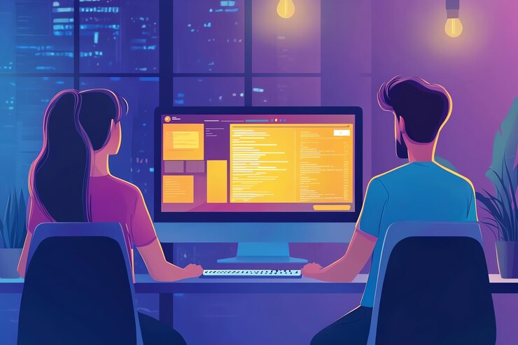 Foto colaboración de equipos corporativos en un espacio de oficina moderno con paredes de vidrio reunión profesional de negocios