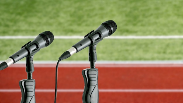 Colagem de conceito de notícias esportivas