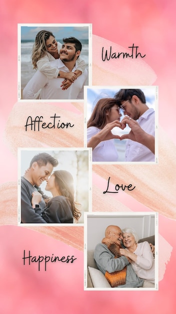 Colagem de fotos de Amor de Marfim História do Instagram 1