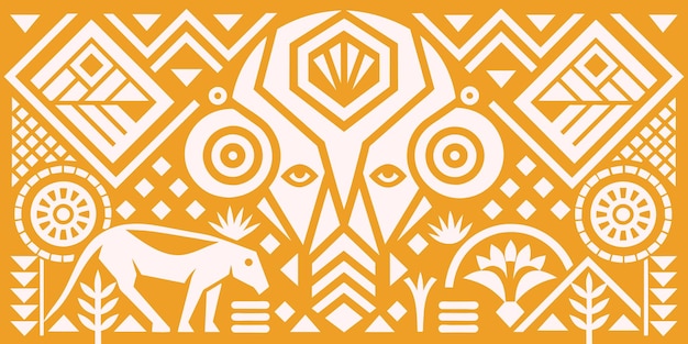 Colagem de padrões africanos herança cultural tradicional desenho têxtil étnico fundo africano