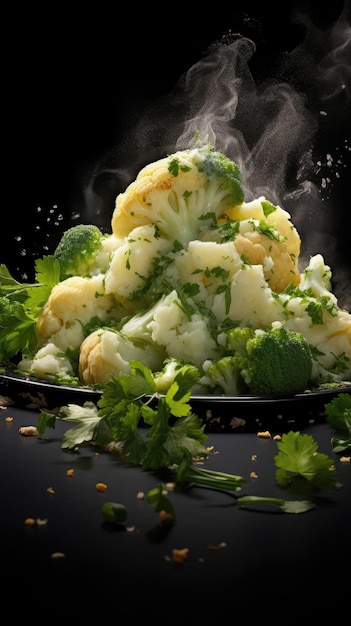 Colcannon es un plato tradicional irlandés de puré de patatas con col