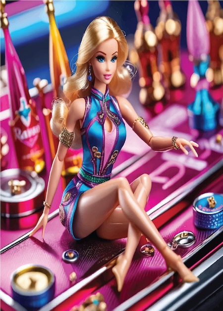 Foto coleção de bonecas barbie