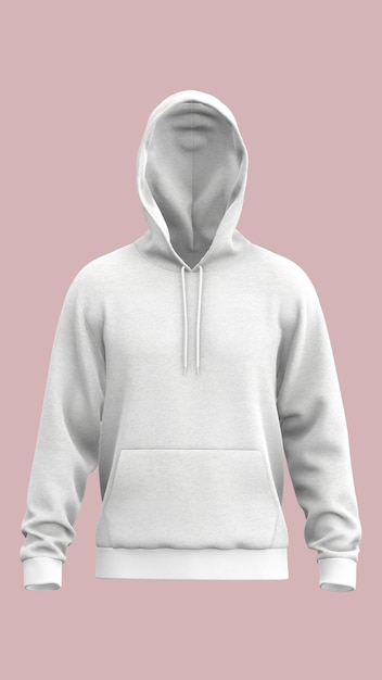 Coleção de cores claras de camisola com capuz clássica