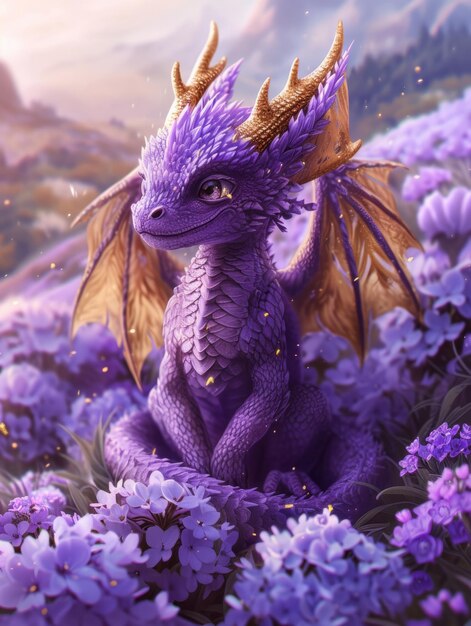 Coleção de obras de arte de dragão cheia de vibração majestosa e cena cênica para amantes de criaturas míticas