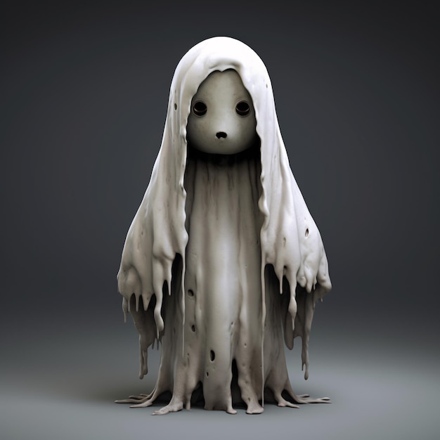 Coleção de personagens fantasmas 3D de Spooky