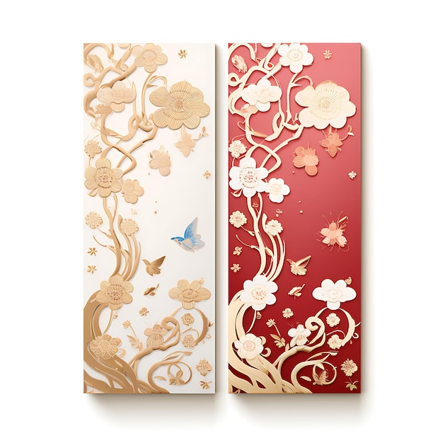 Foto coleção kimono elegance cartão de convite forma retangular com curva ilustração ideia design