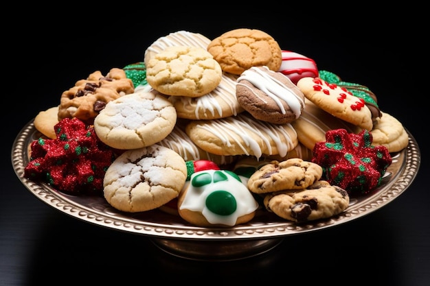 Colecção de biscoitos de Natal