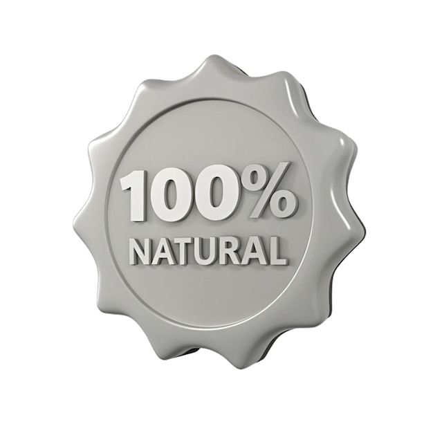 Colección de 100 insignias de productos naturales