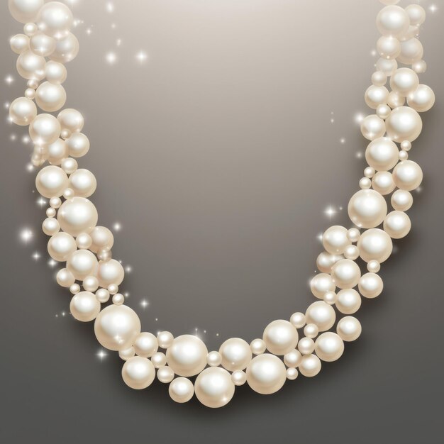 Foto colección de accesorios de perlas en fotografías de lujo de momentos brillantes y brillantes para publicidad