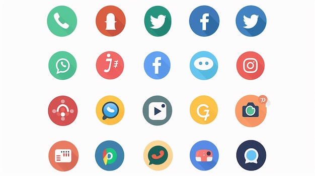Una colección de aplicaciones que incluyen Facebook y Facebook
