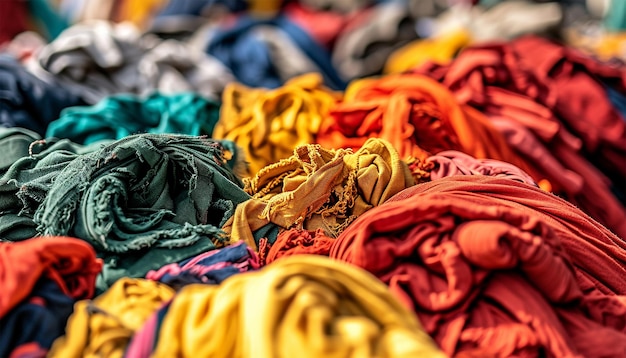 Foto colección brillante de muestras textiles de terciopelo de colores fondo de textura de tela pila apilada