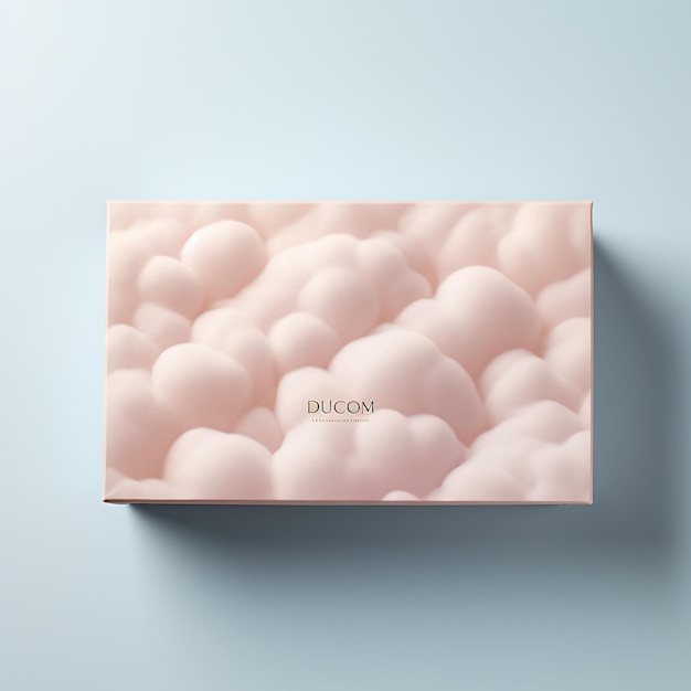 Foto colección de cajas en forma de nube diseño suave y esponjoso embalaje de algodón 11 ideas de diseño creativo