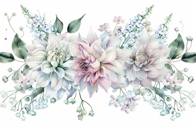 una colección de flores de la colección por persona