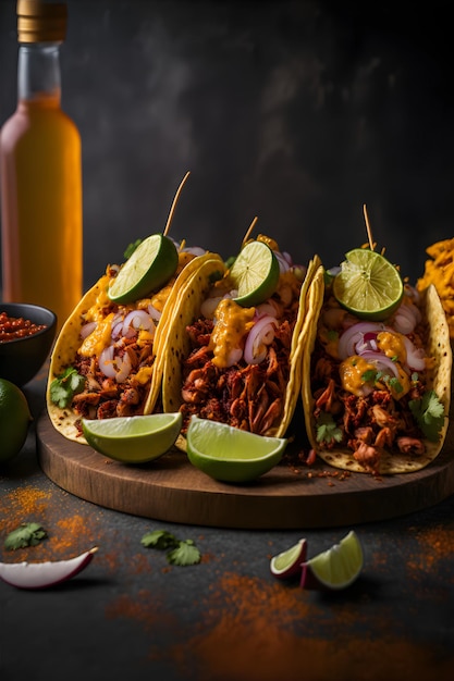 La colección de fotografías de comida de Tacos al Pastor presenta imágenes de alta calidad que traen lo delicioso.