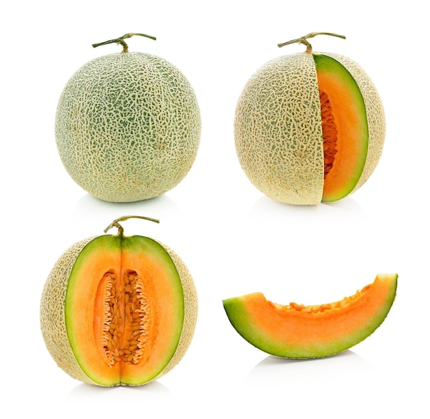 colección de frutas frescas de melón