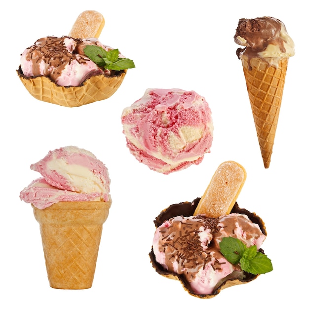 Foto colección de helados