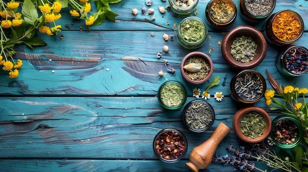 Colección de hojas secas Explorando la farmacología de las plantas medicinales