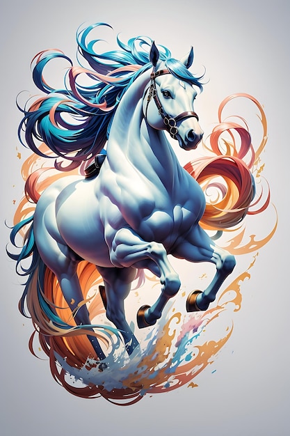 Colección de ilustraciones y vectores de caballos majestuosos