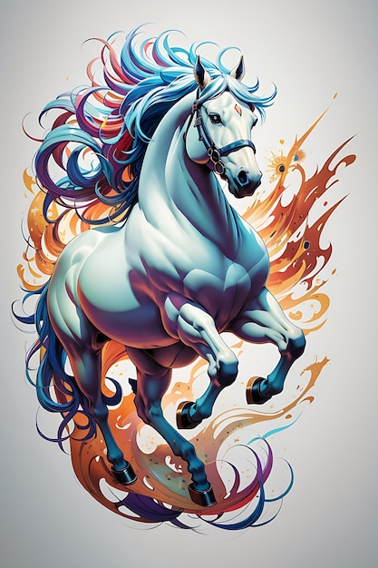 Colección de ilustraciones y vectores de caballos majestuosos