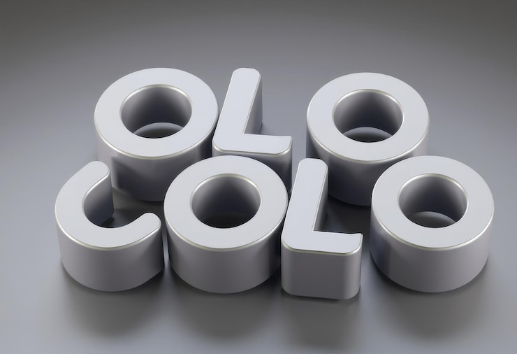 Foto una colección de letras blancas que dicen lg
