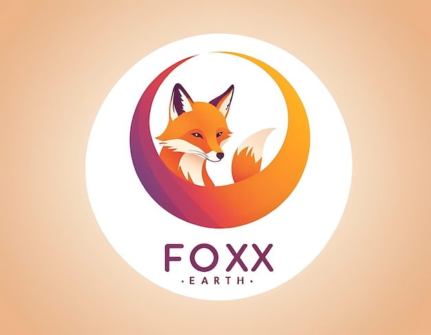 Colección de logotipos de mascota de zorro naranja Ideal para la naturaleza y la vida silvestre