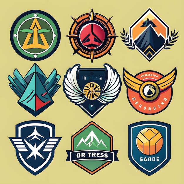 Una colección de logotipos que incluye el logotipo de los mejores árboles del mundo