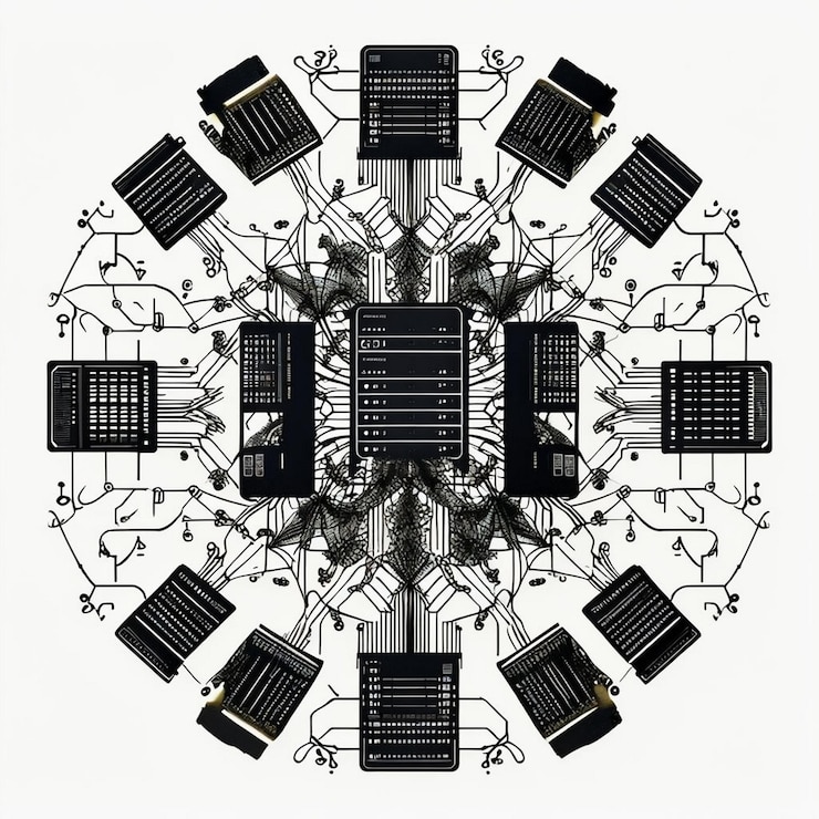 Foto una colección de mandalas de armonía geométrica y diseño único