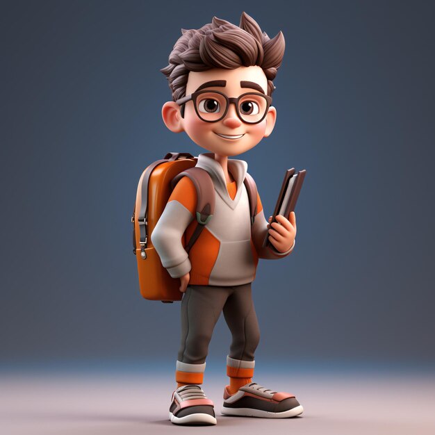 Colección de personajes 3D de estudiantes de Dynamic