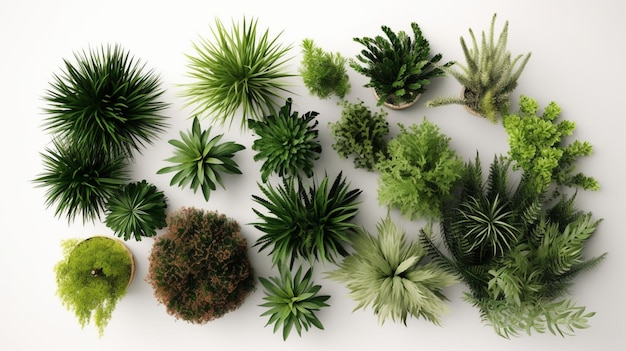 Una colección de plantas, incluida una que dice suculentas.