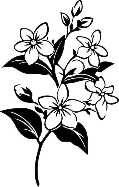 Colección de siluetas de rosas minimalistas
