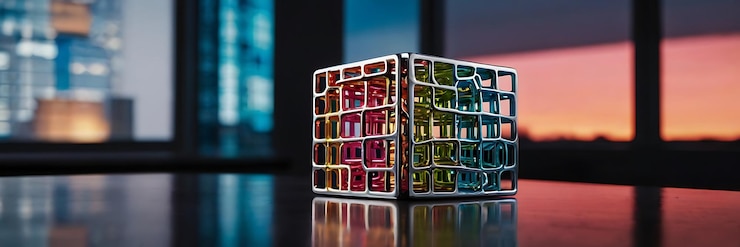 Foto una colección de teclas de colores en una mesa