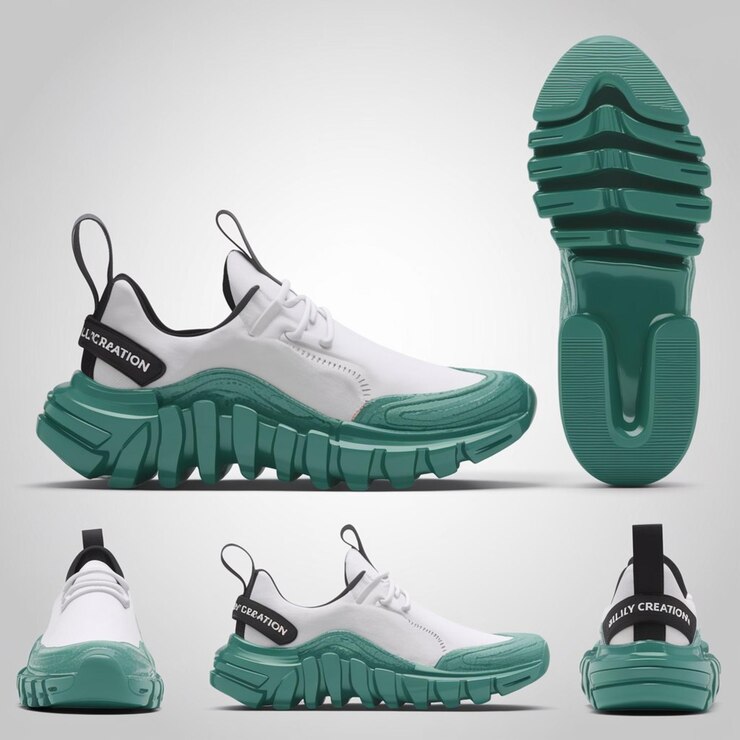 una colección de zapatos deportivos adidas con el número 5 en ellos