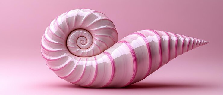 Foto coleccionable en la orilla del mar de vidrio de concha rosa