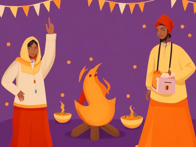 Las colecciones de imágenes de fondo de Lohri han generado adorables fondos de pantalla